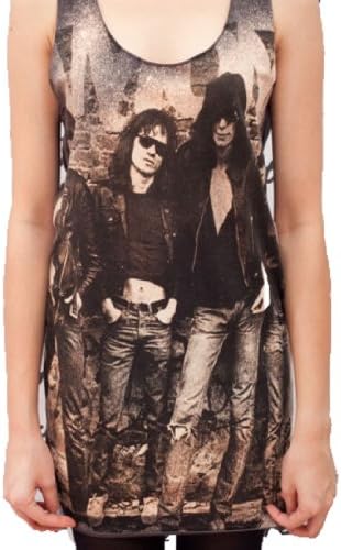 TTM09 RAMONES GABBA HEY Punk Rock Indie Vintage WOMEN T-SHIRT Tunic Tank TOP