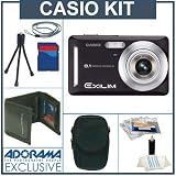 Photo : Casio Exilim Zoom EX-Z9 Digital Camera Black kit,with 2 GB SD Memory Card, Deluxe Carry Case, Mini Table Top Tripod, Neck Strap, Memory Card Wallet, Screen Protecters for LCD Screen, Cleaning Fluid with Cloth