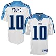Vince Young Jersey: Reebok White Replica #10 Tennessee Titans Jersey