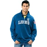 G-III Detroit Lions Retro Quarter Zip Fleece
