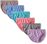 Fruit of the Loom Women's 6 Pack Beyond Soft Bikini Panties, Assorted, 8