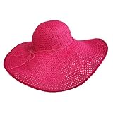 HOT PINK 8 WIDE LARGE BRIM STRAW BEACH FLOPPY HAT 51n8IWYv oL. SL160 HOT PINK 8 WIDE LARGE BRIM STRAW BEACH FLOPPY HAT