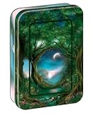 Tree-Free Greetings Spirit of the Trees, 12 Count EcoFriendly Note-card Assortment in a Collectible Photo Frame Tin, 5.5 x 7.5 x 0.75 Inches, Shades of Green (95732)