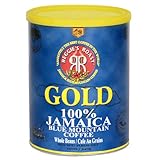 Reggies Roast 100% Jamaica Blue Mountain Whole Bean Coffee, Gold, 12 oz