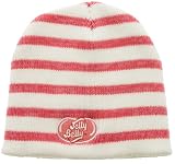 Jelly Belly Knit Cap - Pink and White - kids size