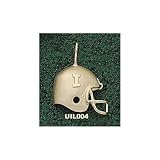 University of Illinois I Helmet Pendant (Gold Plated)