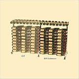 Wine Master Cellars Freestanding Three Foot Island Display Extension Wine Rack IDR3-X-