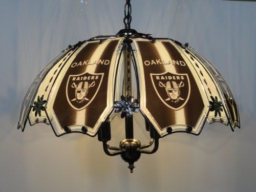 NEW NFL Oakland Raiders Hanging Ceiling Lamp Free Shipping 8738C-OR2