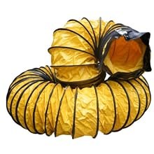 Miniveyor Air VAF-1300750 Flexible Duct with Quick Connect, 25' Length, 12" Diameter