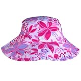 Girls Reversible Bucket Hats, UPF 50+, UV Protective