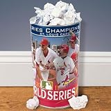 MLB St. Louis Cardinals 2011 World Series Champions Player Wastebasket ()