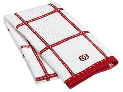 Calphalon Checked Terry Kitchen Towel, Tomato Red