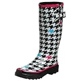 Chooka Women's Gun Check Rain Boot