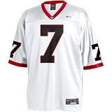 Nike Georgia Bulldogs #7 White Replica Football Jersey