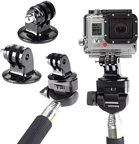 Extendable Selfie Handheld Monopod+tripod Mount Adapter for Gopro Hero Camera