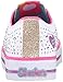 Skechers Kids Twinkle Toes Chit Chat Light-Up Lace-Up Sneaker,White/Multi,12.5 M US Little Kid