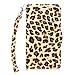 Sharp Aquos Crystal - Cellularvilla Pu Leather Wallet Card Flip Open Pocket Case Cover Pouch For Sharp Aquos Crystal 306SH (Brown Leopard)