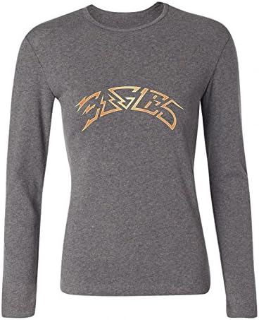 Eagles Band Logo Women Long Sleeve T Shirt Grey XL