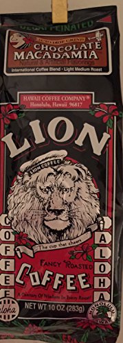 Lion Hawaii Decaf Chocolate Macadamia Nut Coffee 10 oz. Ground
