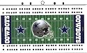 Dallas Cowboys NFL Football Field Cribbage Board