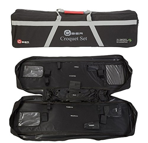 Uber Games Toolkit Carrying Bag for 9-Wicket Croquet Game Set - Nylon - 4 Player