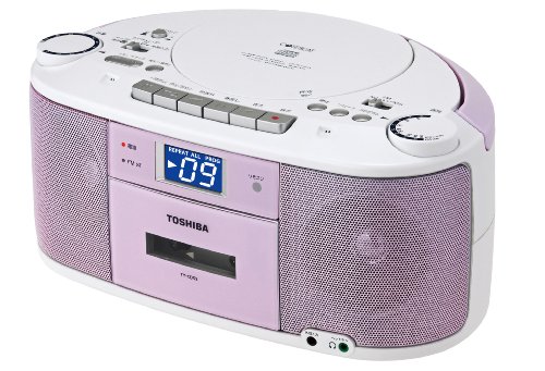 TOSHIBA CDラジオカセットレコーダー CUTEBEAT ピンク TY-CDS5(P)
