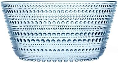 (Set of 4) Iittala Kastehelmi Bowl Light Blue 4.25" x 2" (9 oz)