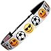 RazzyRoo Headbands Non Slip Adjustable Headband Emoji Soccer Smiley Faces Girls Soccer Headband