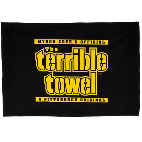 Terrible Towel, Black, 24-by-15-inch
