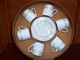 51n8eY6FanL. SL160  Alpine Cuisine Fine Porcelain Germany Design 12 Pc Espresso Set