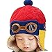 PanDaDa Baby Girls Boys Hats Winter Warm Cap Hat Beanie Pilot Aviator Crochet Earflap