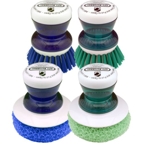 Gemco 82-1902 Li'l Scrubbers Dishwashing Set, Set of 4