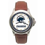 San Diego Chargers Mens NFL Rookie Watch (Leather Band)