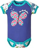 Hatley ハットレイ ベビー女の子 半袖USスリーブボディ(カラフルちょうちょ) 6-12、70~75cm、6-12M(69-74cm) マルチカラー 綿100% DR4INBU017