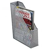 Expressions Mesh Magazine File, Durable Steel, Pewter