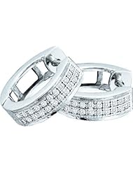 0.15CTW DIAMOND FASHION HOOPS