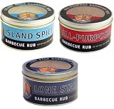 Steven Raichlen Best of Barbecue Rub 3-Pack - All-Purpose, Island Spice and Lone Star Barbecue (7 Oz each)