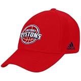 adidas Detroit Pistons Red Basic Logo Wool Hat