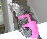 Joybies Hot Pink Piddle Pants(TM) for XXX Small Cat (Measuring 7-9 From Collar to Base of Tail)