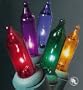 150 Commercial Grade Multi GE Christmas Lights Green Wire Connect 6 Sets #80205