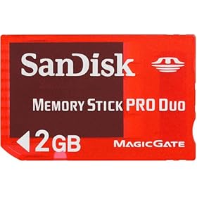 SanDisk, Card, MemoryStick Pro Duo, Gaming, 2GB, SanDisk, Blue