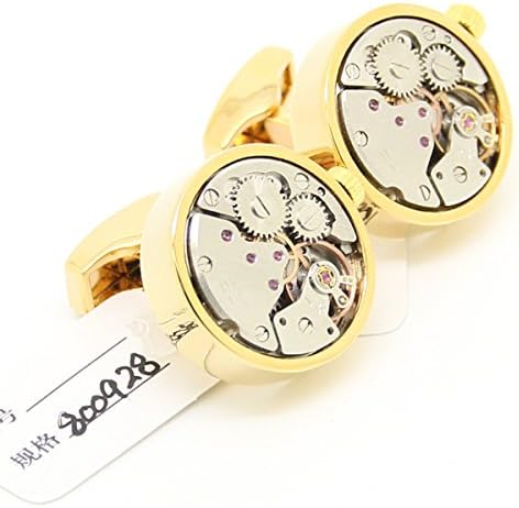 Steampunk Cufflinks Watch Movements Mechanism Cufflinks Gift Box