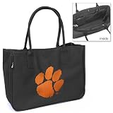 Clemson University Logo Tigers Handbag Logo Purse College Official NCAA College Purse PURSES Hand Bag Bags Gifts and Gift Ideas For Ladies Women Woman Graduation Alumni or Fans Travelers OFFICIAL NCAA Merchandise