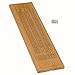 WE Games Classic Cribbage Set - Solid Wood Continuous 3 Track Board with Metal Pegs