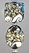 Trace Ellements Colorful Glass Confetti Art Beads with White Waves Ceiling Fan Pull Chain