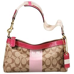 Coach Heritage Stripe Demi Purse in Pink 11562
