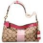 AUTHENTIC COACH HERITAGE STRIPE DEMI 11562 (Khaki/Pink)