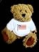 Teddy Bear with liberia, flag t-shirt