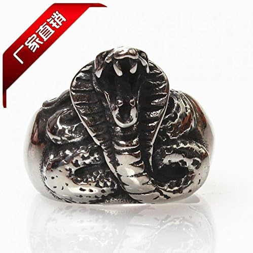 Fashion FreeZone GJ133 Nice Jewelry Jewelry Punk Gothic Rock Cobra Warcraft titanium men's ring Perfect Gift