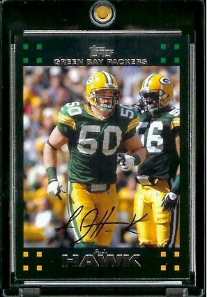 2007 Topps Football # 272 A.J. Hawk - Green Bay Packers - NFL Trading Cards